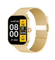 Smartwatch Smarty 2.0 AMOLED in Acier plaqué or jaune SW070L - SW070L